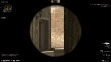 a screenshot of a video game with a sniper 's hunt on the bottom left