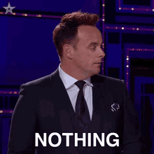 Nothing Anthony Mcpartlin GIF - Nothing Anthony Mcpartlin Britains Got Talent GIFs