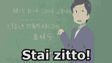 Maestro Zitto Stai Zitto Sta' Zitto Silenzio Ascolta GIF - Teacher Shut Up Silence GIFs