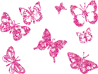 Butterfly Glitter Graphic Glossi Sticker - Butterfly Glitter Graphic Glossi Stickers