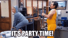 Parks And Rec Party GIF