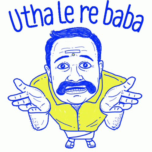 Man With Hands Up Says 'Kill Me Now' In Hindi Sticker - Gup Shup Utha Le Re  Baba Lift Me Up - Discover & Share GIFs