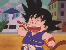 Kid Goku Happy GIF - Kid Goku Happy Dragon Ball GIFs