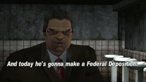 Gtagif Gta One Liners GIF - Gtagif Gta One Liners And Today Hes Gonna Make A Federal Deposition GIFs