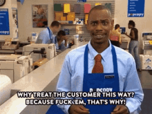 Dave Chappelle Why Treat Customers This Way GIF - Dave Chappelle Why Treat Customers This Way Because Fuck You Thats Why GIFs