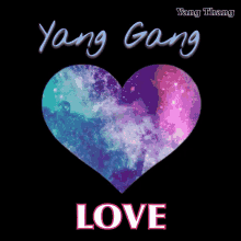 Yang Gang Love GIF - Yang Gang Love Galaxy GIFs