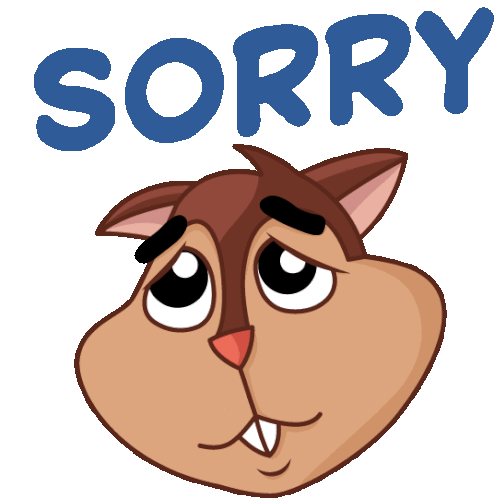 Sorry Im Sorry Sticker - Sorry Im Sorry So Sorry Stickers