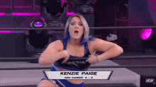 Kenzie Page Aew Dark GIF - Kenzie Page Aew Dark GIFs