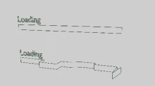 blender loading loading bar green