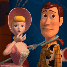 a toy story character with a sheriff 's badge on his chest