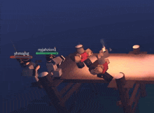 a screenshot of a video game with nyjahzion and yhmseg