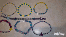 Candy Bracelets Friendship Bracelets GIF - Candy Bracelets Friendship Bracelets Bracelets GIFs