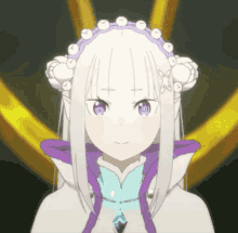 Anime Emilia GIF - Anime Emilia Rezero GIFs
