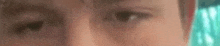 a close up of a person 's eyes looking at the camera .