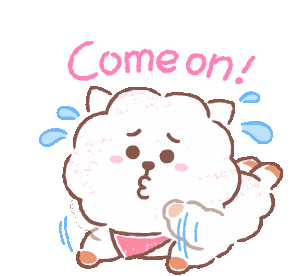 Bt21 Come On Sticker - Bt21 Come On Tantrums Stickers