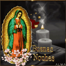 buenas noches madre guadalupe ruega bendiceme bless me