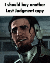 I Should Buy Another Lost Judgment Copy Sam Thinking GIF - I Should Buy Another Lost Judgment Copy Lost Judgment Sam Thinking GIFs