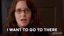 I Want To Go To There Liz Lemon GIF - I Want To Go To There Liz Lemon Tina Fey GIFs