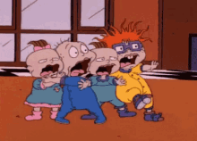 rugrats scared terrified babies chuckie finster