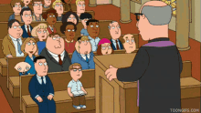 Bible Fight GIF - Church Family Guy GIFs
