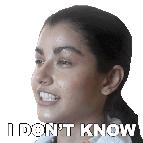 I Dont Know Ayesha Kanga Sticker - I Dont Know Ayesha Kanga Pinkvilla Stickers