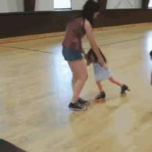 Sanchez Reunion Skate GIF - Sanchez Reunion Skate Mother And Daughter GIFs
