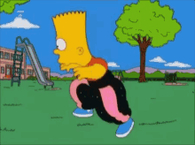Bart Simpson Skydiver Pants GIF - Bart Simpson Skydiver Pants Dance GIFs