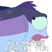I'Ll Never Forget You Leela Sticker - I'Ll Never Forget You Leela Katey Sagal Stickers