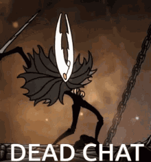 Hollow Knight Dead Chat GIF - Hollow Knight Dead Chat Stabbing GIFs