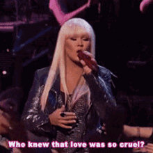 Christina Aguilera Who Knew That Love Was So Cruel GIF - Christina Aguilera Who Knew That Love Was So Cruel Cruel Love GIFs