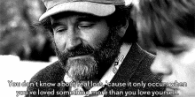 good will hunting robin williams real loss words of wisdom