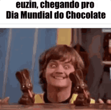 Dia Mundial Do Chocolate / Comendo Chocolate / Amo Chocolate GIF