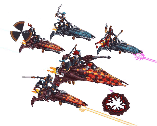 Harlequin Storm Warhhammer40k Sticker - Harlequin Storm