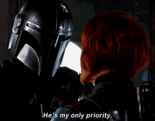 The Mandalorian Hes My Only Priority GIF