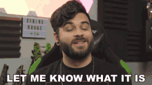 Let Me Know What It Is Andrew Baena GIF - Let Me Know What It Is Andrew Baena I Would Like To Know What It Is GIFs