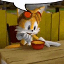 Tails-soup-fork Sonic GIF - Tails-soup-fork Tails Sonic GIFs