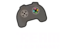 a cartoon drawing of a video game controller with colorful buttons on it