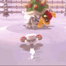super mario odyssey mario bowser fight punch