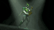 Genji Saxophone GIF - Genji Saxophone Overwatch GIFs
