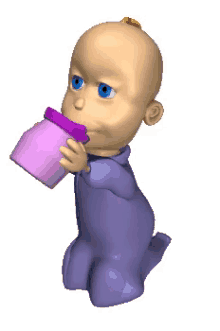 Baby Cartoon Baby GIF - Baby Cartoon Baby Drinking Milk GIFs