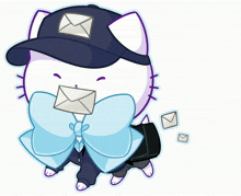 bubble kittea shourimajo cat cute bow bubble kittea shourimajo cat cute bow