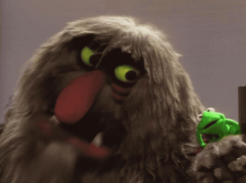 sweetums and kermit