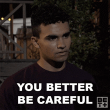 You Better Be Careful River GIF - You Better Be Careful River Ruthless GIFs