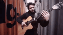 Luca Stricagnoli Acoustic Guitar GIF - Luca Stricagnoli Acoustic Guitar Playing Guitar GIFs