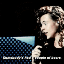 Harry Styles One Direction GIF - Harry Styles One Direction Drinking GIFs