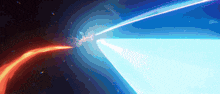 a computer generated image of a beam of light coming from the sun
