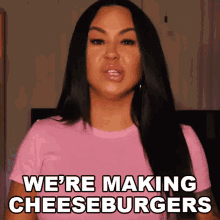 Were Making Cheeseburgers Mariah Milano GIF - Were Making Cheeseburgers Mariah Milano Dinner With Mariah GIFs
