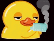 Rubber Ducky Smoke GIF
