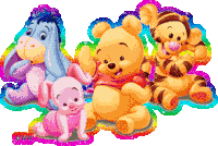 Kids Winnie The Pooh Sticker - Kids Winnie The Pooh Pooh Stickers