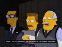 Germans Simpsons GIF - Germans Simpsons Beware GIFs